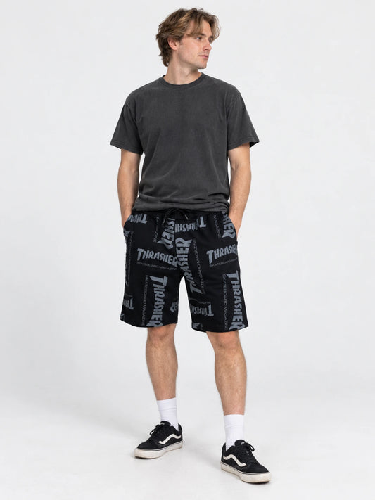 Bermuda Thrasher Skatmag Rustico Negro — vista principal
