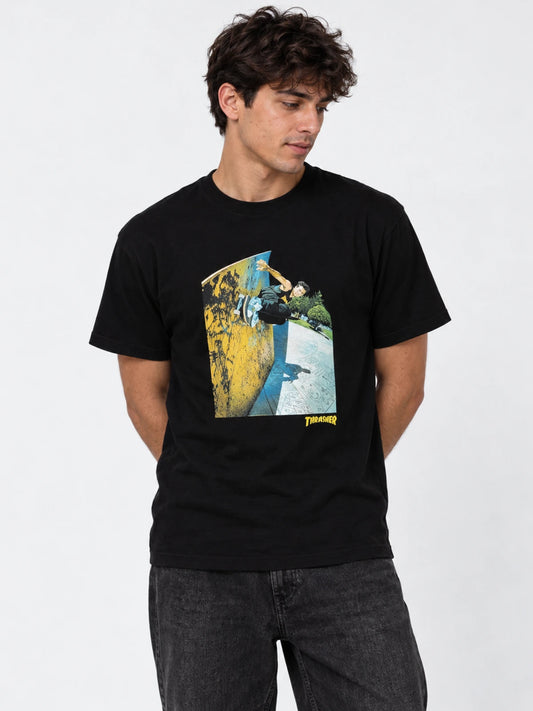 Remera Thrasher Mic E Walrise Negro — vista principal
