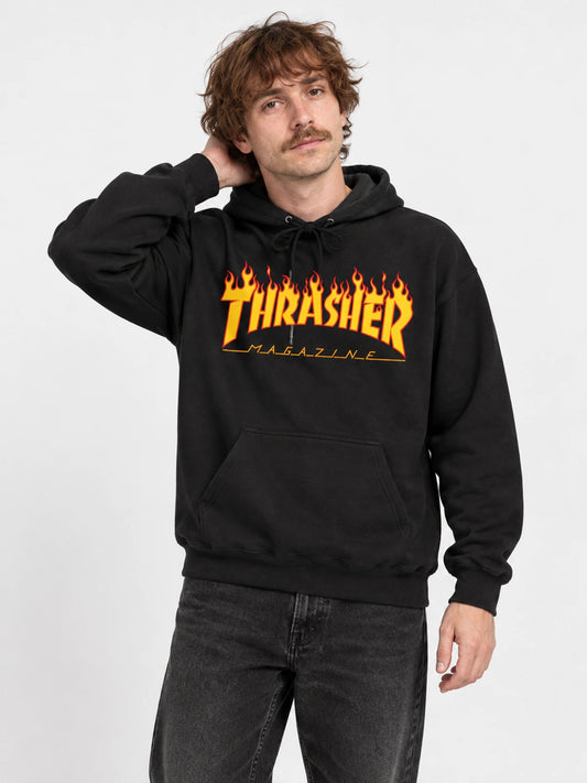 Buzo Thrasher Flame Negro — vista principal