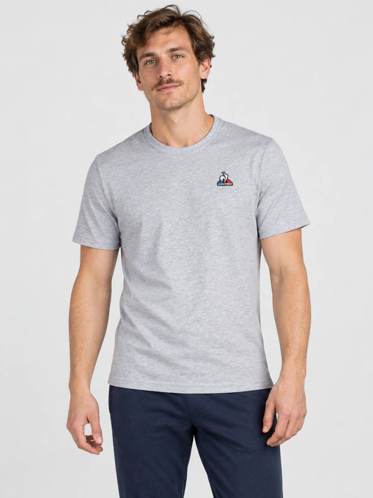 Remera Le Coq Sportif Ess Tee Ss N°3 M Gris Chiné Cl — vista principal