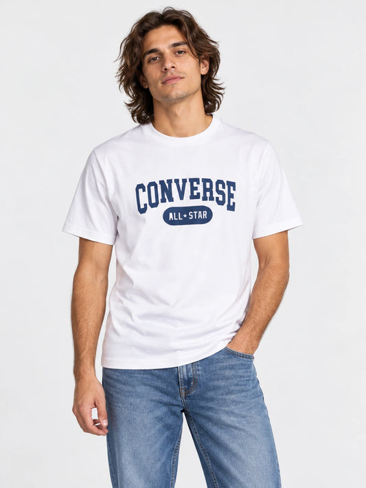 Remera Converse Retro All Star Blanco — vista principal
