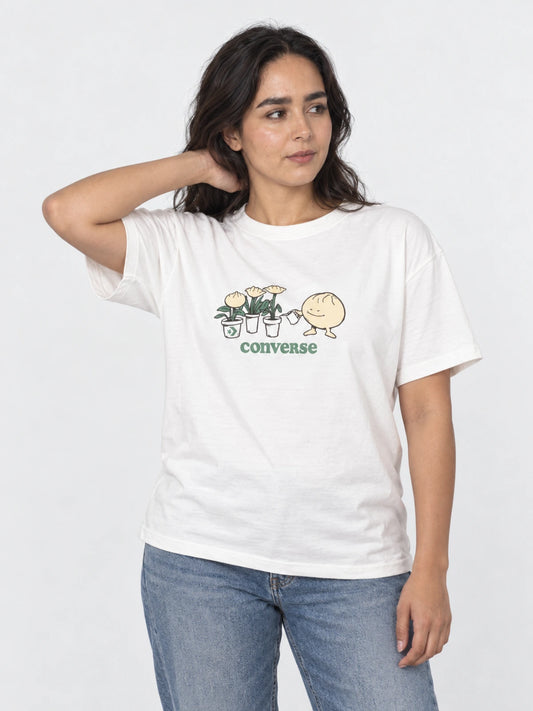 Remera Mujer Converse Baos Graphic Blanco — vista principal