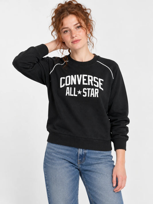 Buzo Mujer Converse Crew Neck con Estampa — vista principal