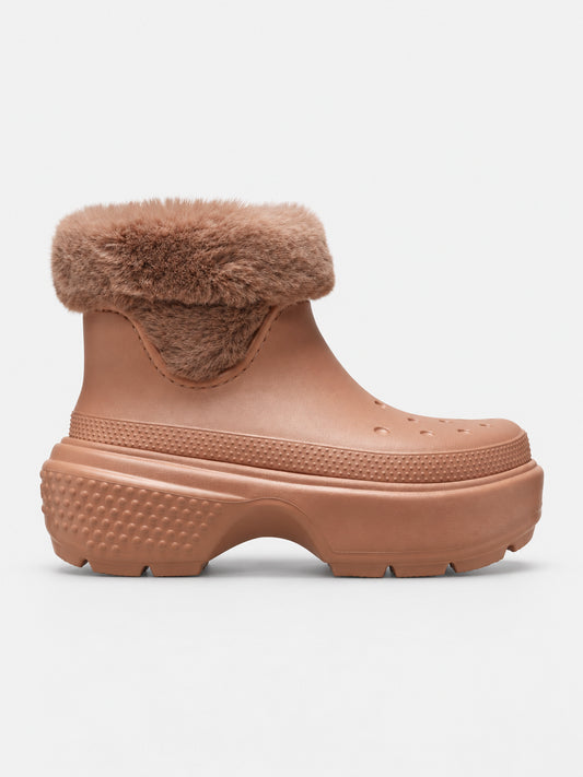 Crocs Stomp Lined Boot Cork Marron — vista principal