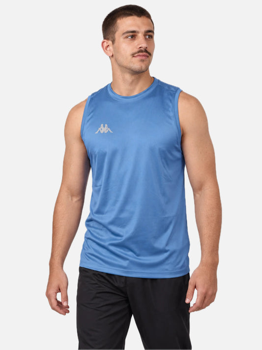 Musculosa Kappa Kombat Exa Tank Azul Celestial — vista principal