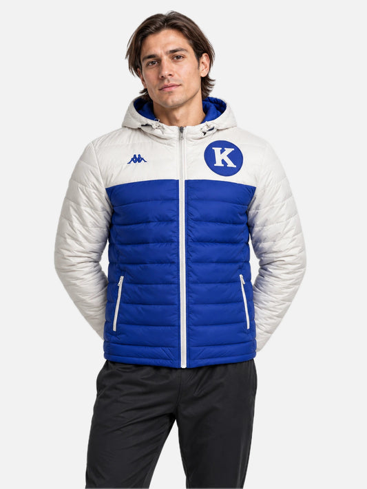 Campera Kappa Lamezio Futbol Azul Blanco — vista principal