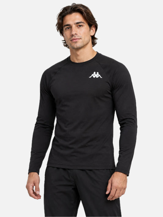 Remera Termica Kappa Soccer Negro — vista principal