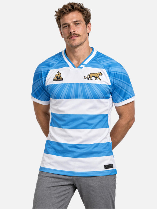 Remera Le Coq Sportif Pumas Xv Maillot Match 26 Sp Hom Celeste — vista principal