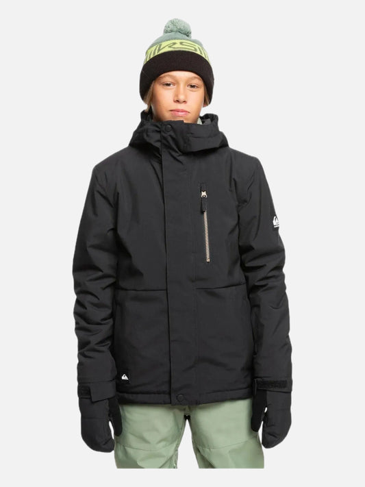 Campera Niño Quiksilver Snow Mission Solid Negro — vista principal