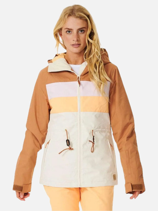Campera Snow Rip Curl Rider Betty Marron Crudo — vista principal