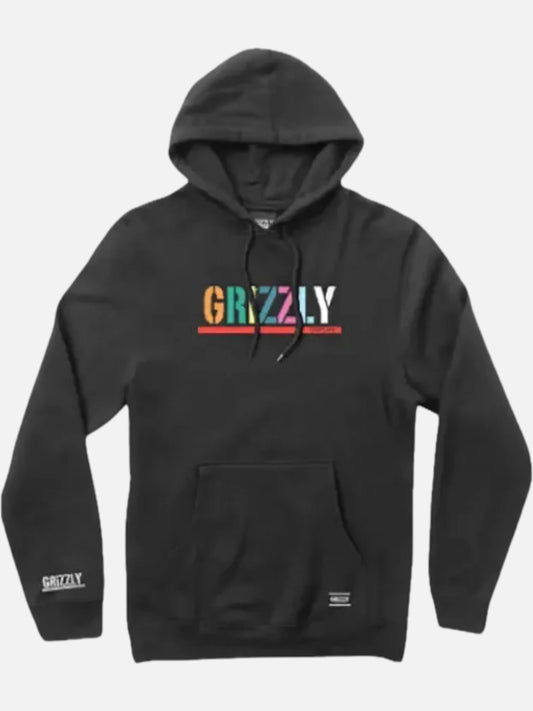 Buzo Grizzly Og Stamp Niño Negro Multicolor — vista principal