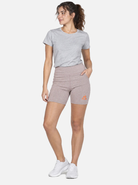 Biker Le Coq Sportif Mujer Training Leggings Rosa — vista principal