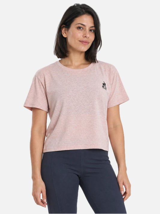 Remera Le Coq Sportif Mujer Training Loose Rosa — vista principal