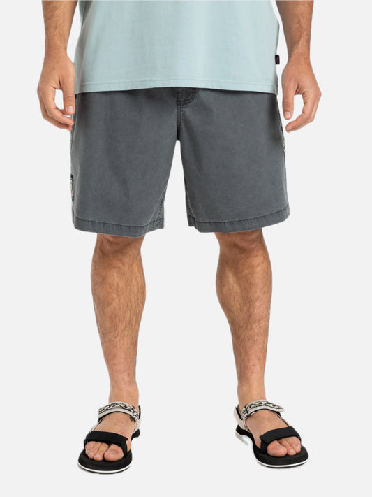 Malla Bermuda Quiksilver Taxer Global Heat Gris Oscuro — vista principal