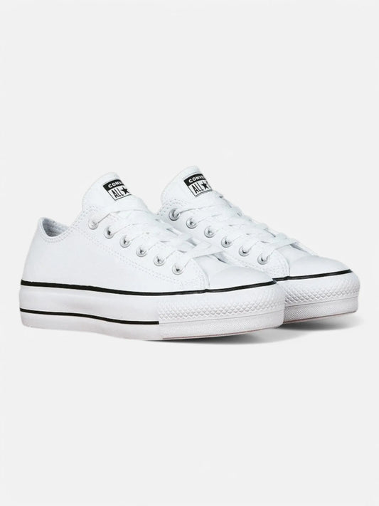 Zapatillas Converse Chuck Taylor Platform Leather Blanco