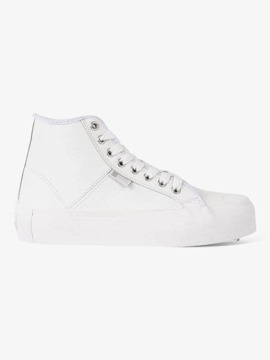 Zapatillas Dc Manual Hi Platform Mujer Blanco