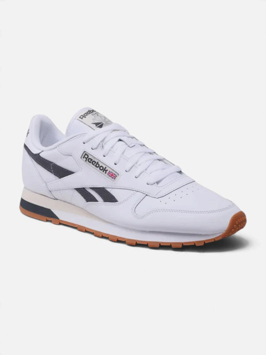 Zapatillas Reebok Classic Leather Blanco Gris Vintage Chalk S23 R