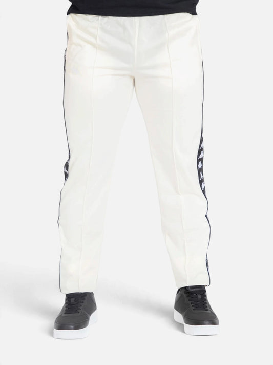 Pantalon Kappa 222 Banda Astoriazz Blanco Cream-Negro
