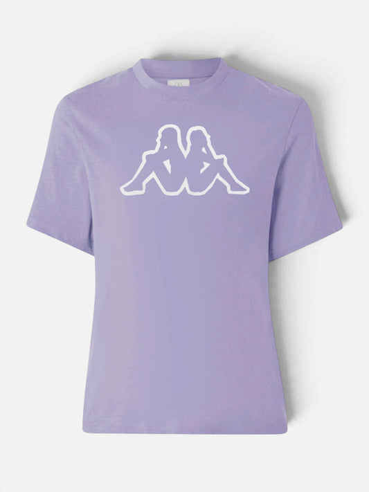 Remera Kappa Logo Bram 2 Slim Violet Lavander
