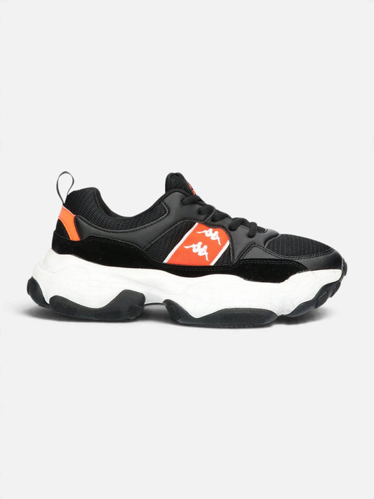 Zapatillas Mujer Kappa Banda Raesa Negro Naranja