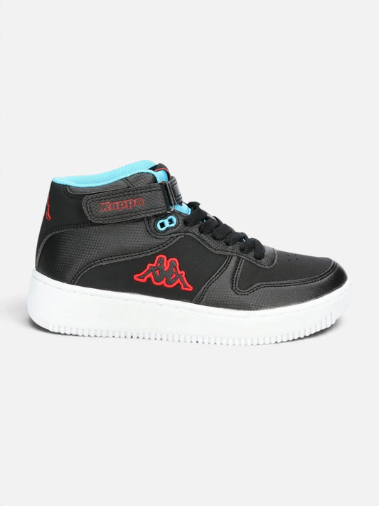 Zapatillas Niño Kappa Logo Maserta Md Negro Rojo