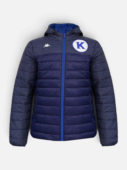 Campera Kappa Lamezio Futbol Negro Violet