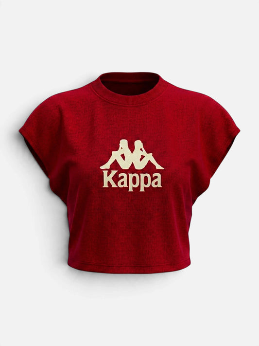 Remera Mujer Kappa Authentic Vetra Tee Bordo