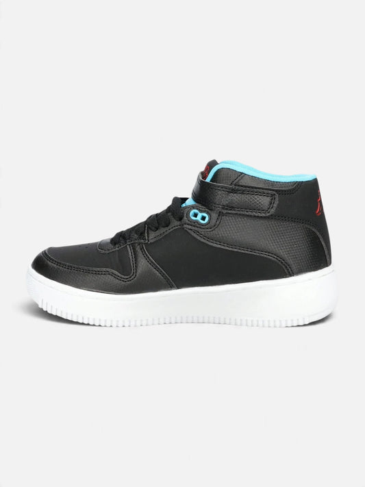 Zapatillas Niño Kappa Logo Maserta Md Negro Rojo
