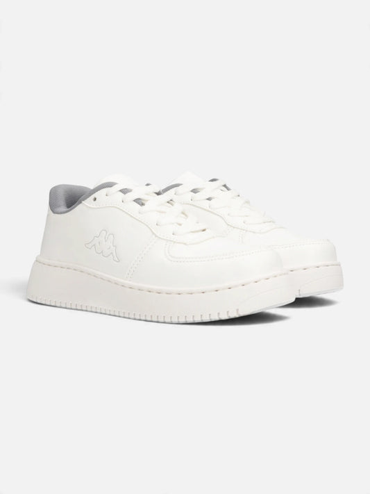 Zapatillas Niño Kappa Logo Linate Blanco