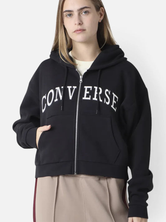 Campera Mujer Converse Uni Jacket Negro