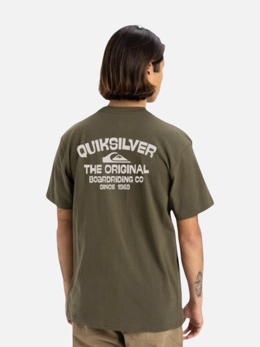 Remera Quiksilver Far Out Dust Verde