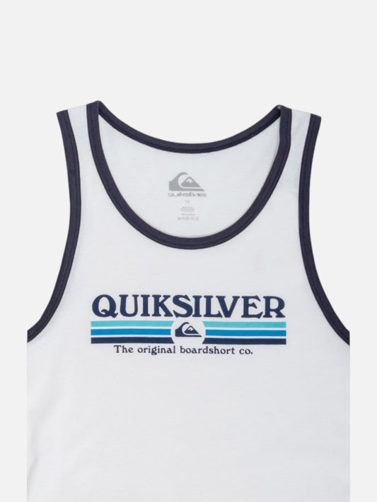 Musculosa Quiksilver Line Up Blanco