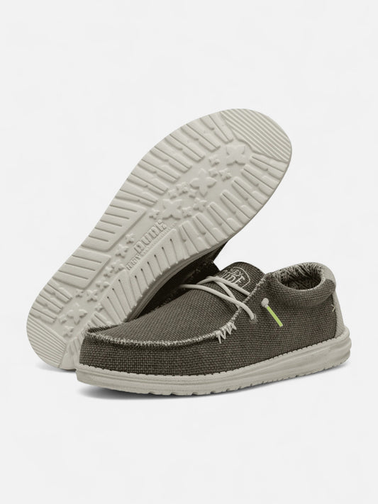 Zapatos Hey Dude Wally Braided Beige Gris