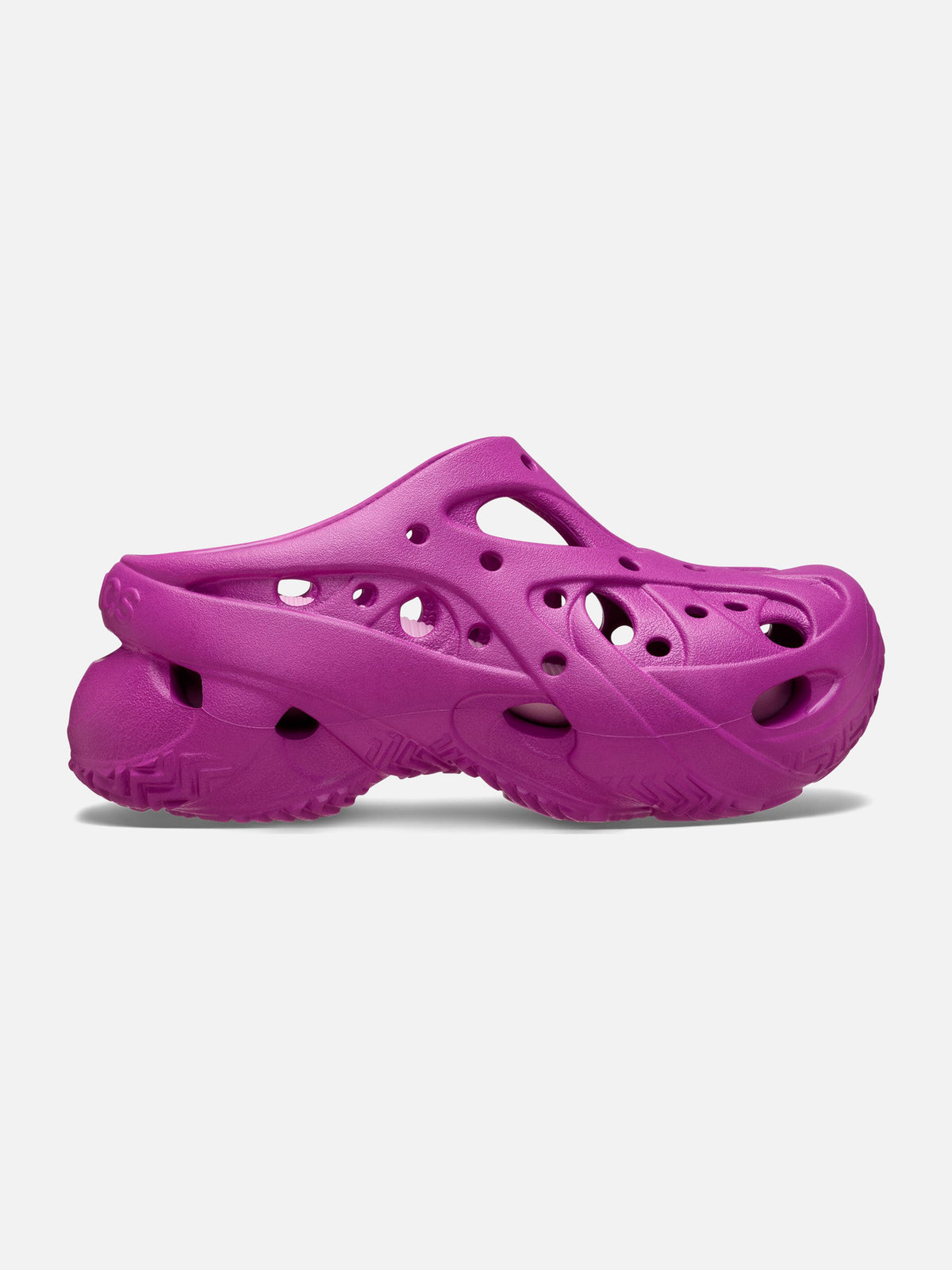 Crocs Caged Clog Grapeberry — lateral