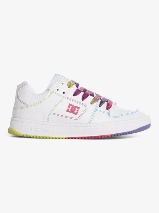 Zapatillas Dc Manteca Ss Mujer Blanco Multicolor