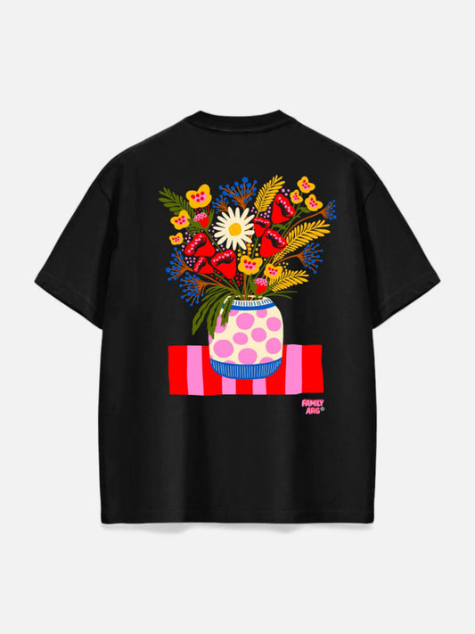 Remera Familyarg La Fleur Negro