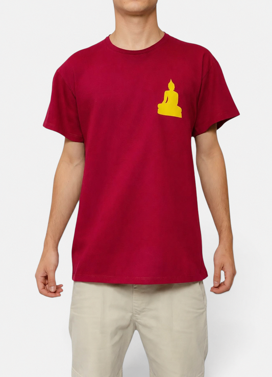 Remera Good Budha Eyes Bordo