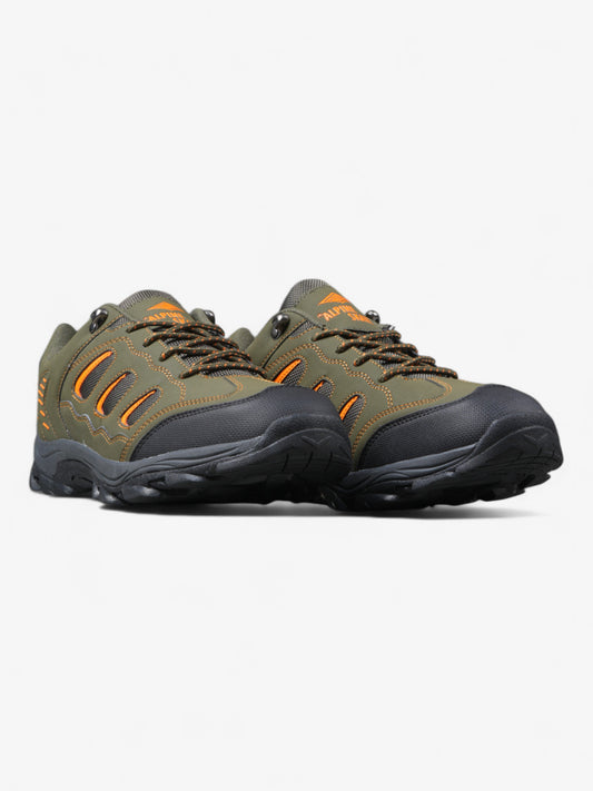 Zapatillas Alpine Skate Terrax Ultra Trekking Senderismo Verde Oliva Naranja