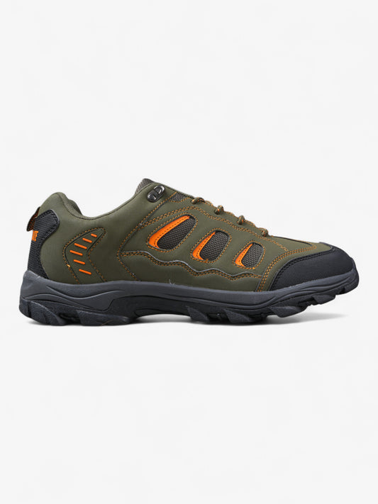 Zapatillas Alpine Skate Terrax Ultra Trekking Senderismo Verde Oliva Naranja