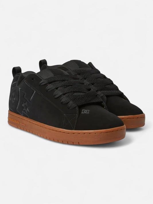 Zapatillas Dc Court Graffik Negro Marrón