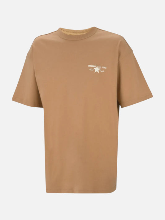 Remera Converse License Plate Naranja