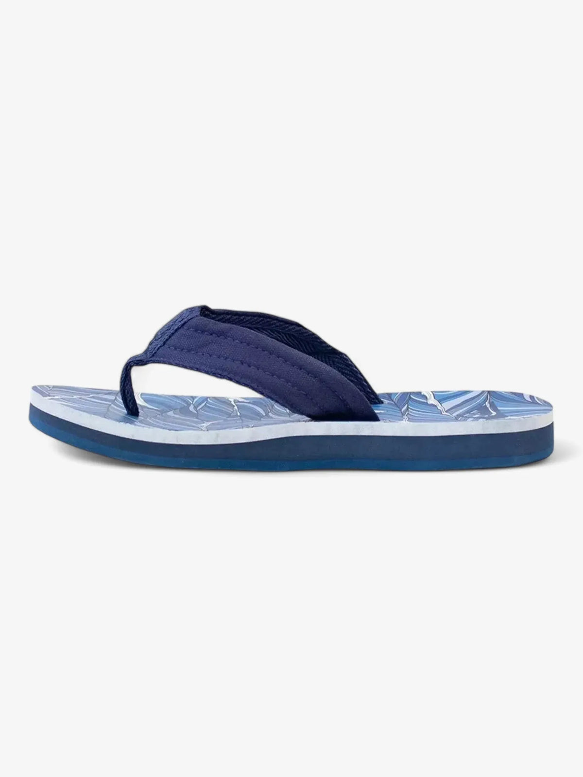 Ojota Quiksilver  Carver Tropics Azul - Indy