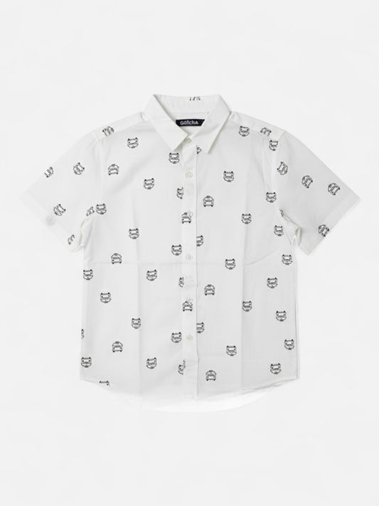 Camisa Gotcha Stenhouse Niño Blanco