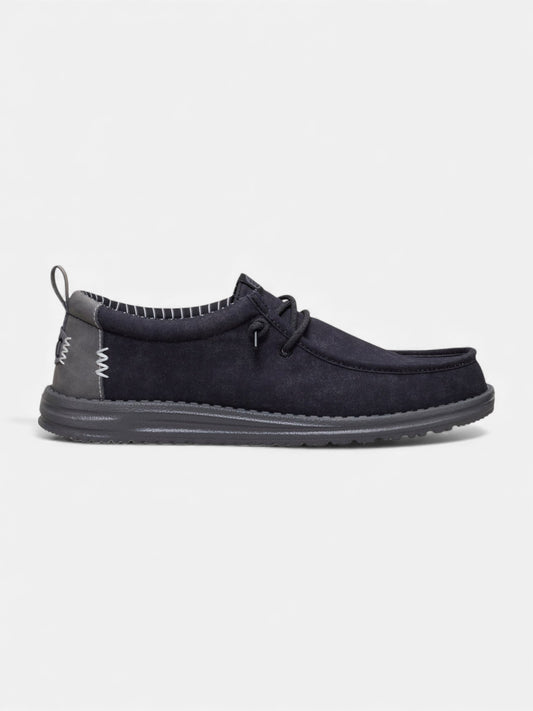 Zapatos Hey Dude Wally Vintage Classic Negro