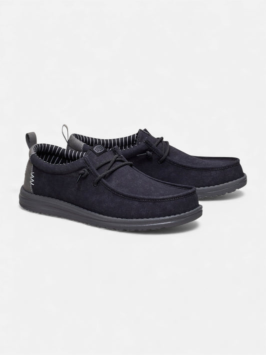 Zapatos Hey Dude Wally Vintage Classic Negro