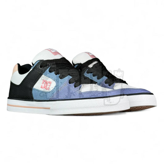 Zapatillas Dc Pure Mujer Negro Azul Rosa Blanco - OUTLET