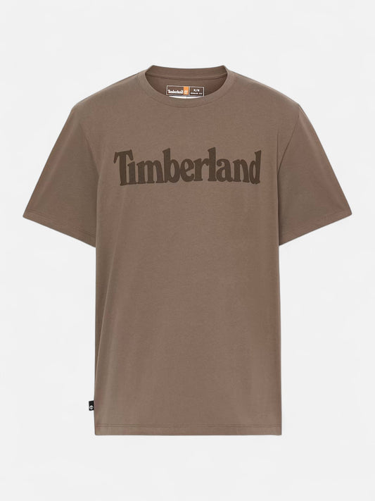 Remera Timberland Wordmark Logo Marrón