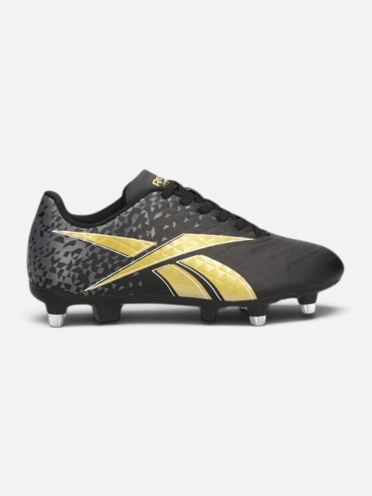 Botines Reebok Rbk Match 1 Fg/Al Negro Golden Haze Glitch Aqua