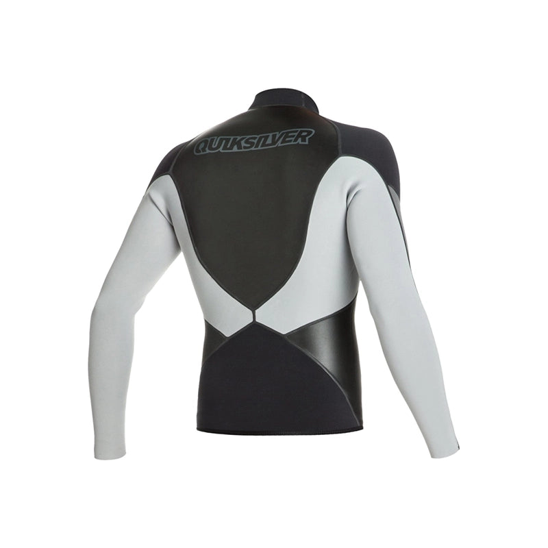 Remera Neoprene Quiksilver Man Rev 2mm Negro Gris - Indy