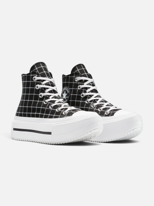 Zapatillas Converse Ctas Lift Double Stack Hi Negro Cuadrille